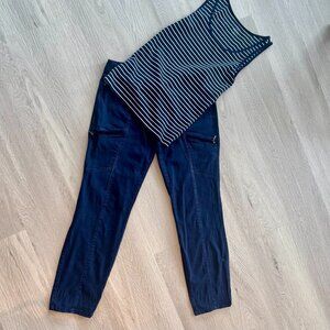 WHBM The Skinny Ankle Pant - Navy, Size 4